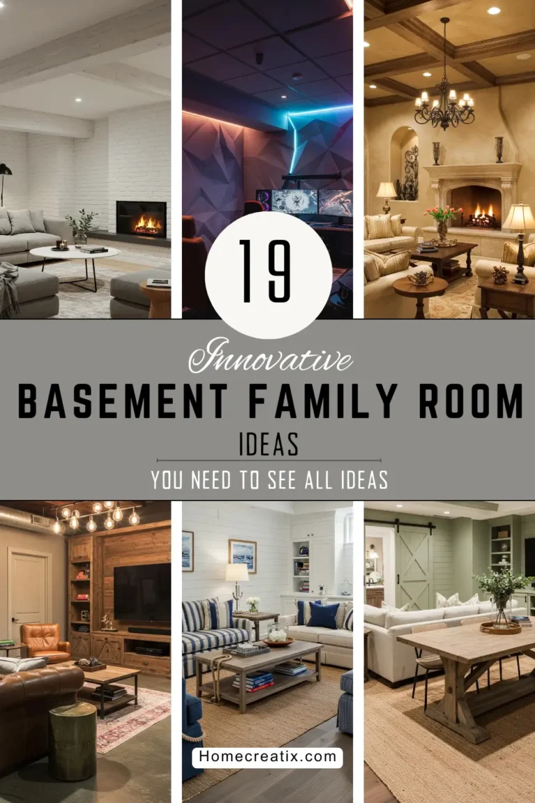 Basement Family Room Ideas