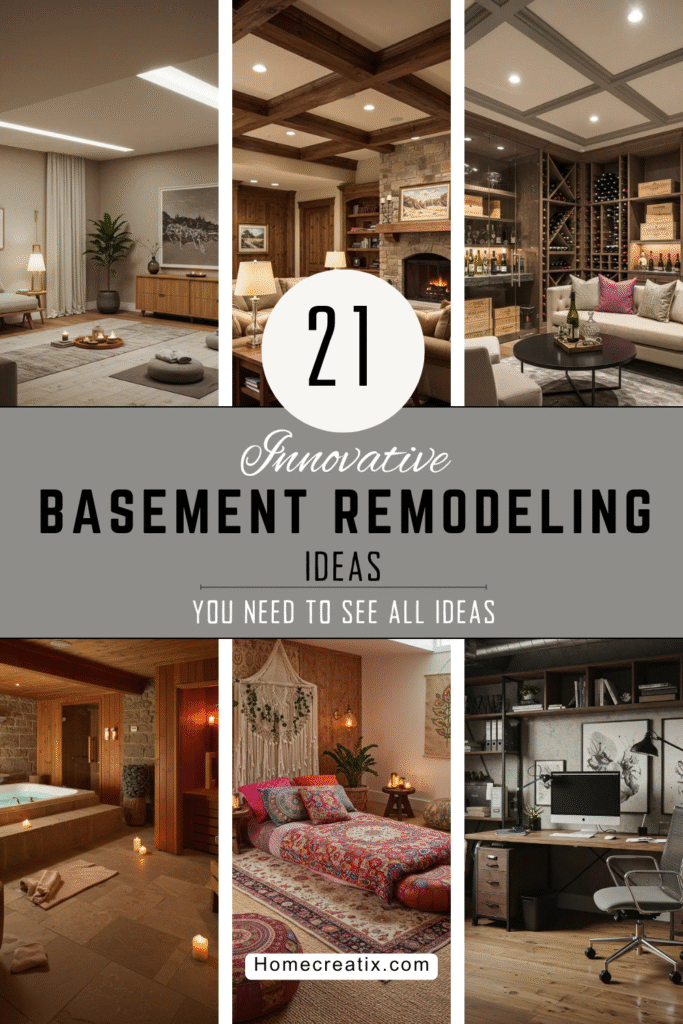 21 Stunning Basement Remodeling Ideas to Transform Your Underground Space