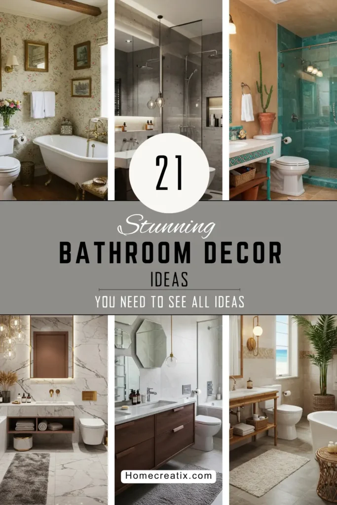21 Stunning Bathroom Decor Ideas to Transform Your Space