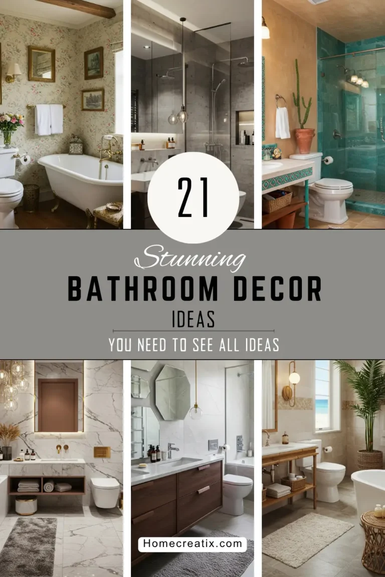 21 Stunning Bathroom Decor Ideas to Transform Your Space
