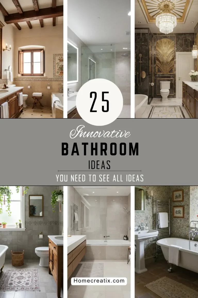 25 Innovative Bathroom Ideas to Transform Your Space