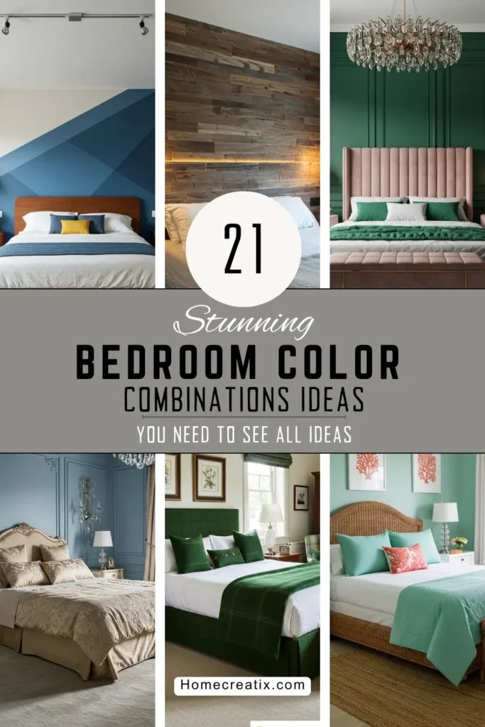 21 Stunning Bedroom Color Combinations Ideas to Transform Your Space