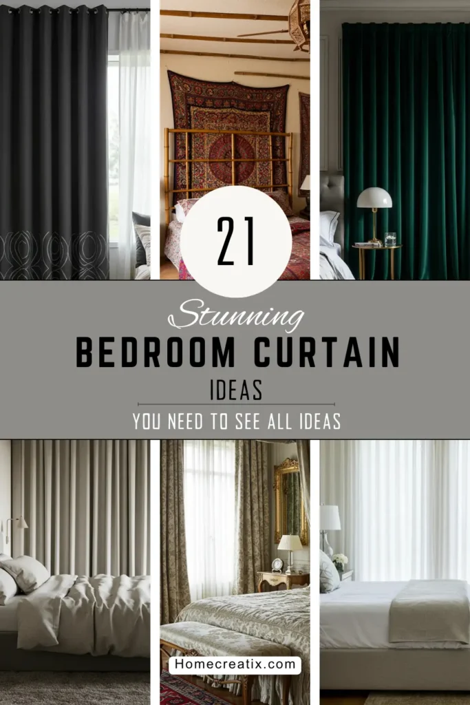 21 Stunning Bedroom Curtain Ideas for Every Style