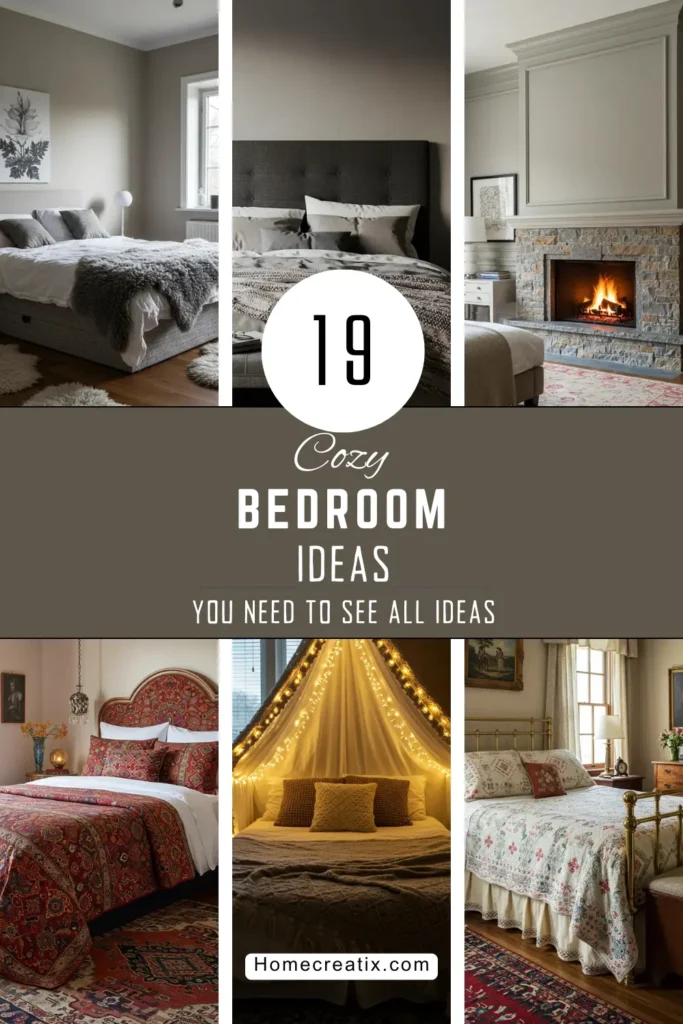 19 Cozy Bedroom Ideas: Create Your Perfect Warm & Inviting Sleep Sanctuary