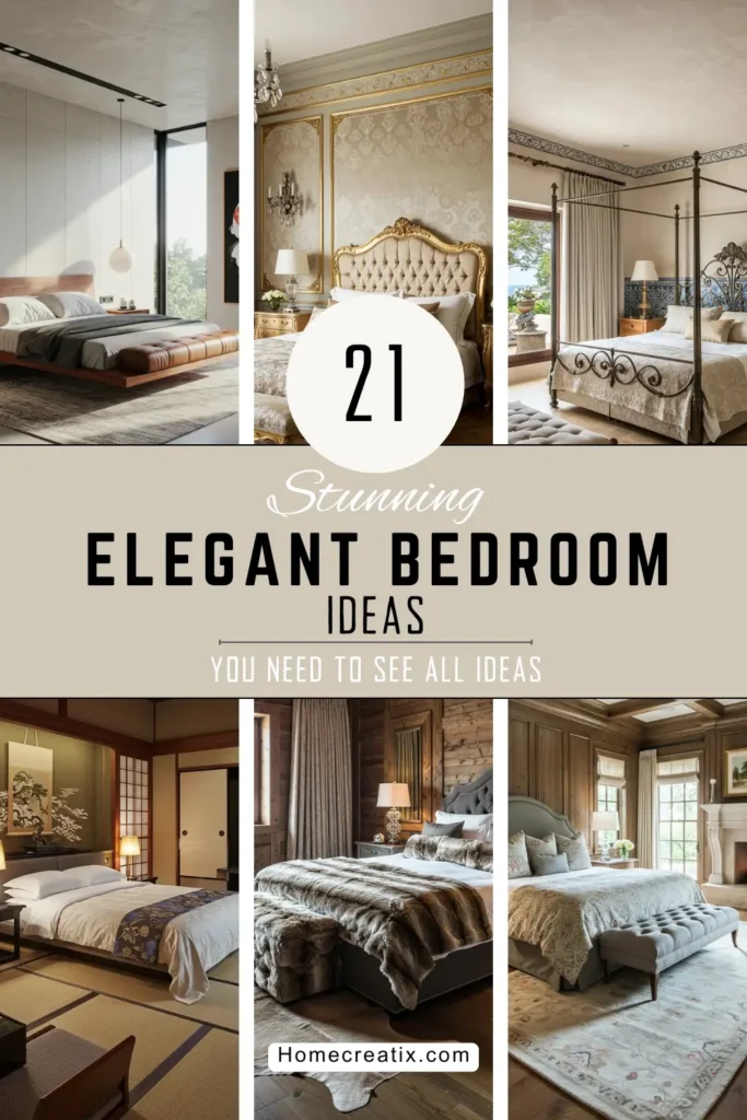 21 Elegant Bedroom Ideas for a Luxurious and Timeless Retreat