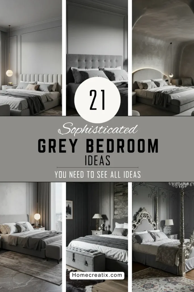21 Sophisticated Grey Bedroom Ideas for a Calm and Stylish Retreat