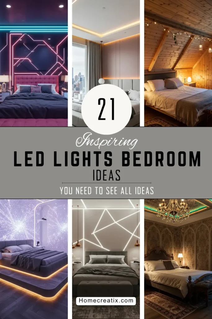 21 LED Lights Bedroom Ideas to Brighten Up Your Space