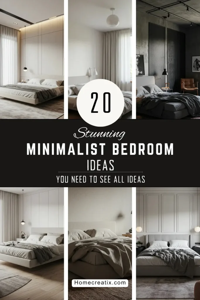 20 Stunning Minimalist Bedroom Ideas: Create Your Perfect Zen Sanctuary