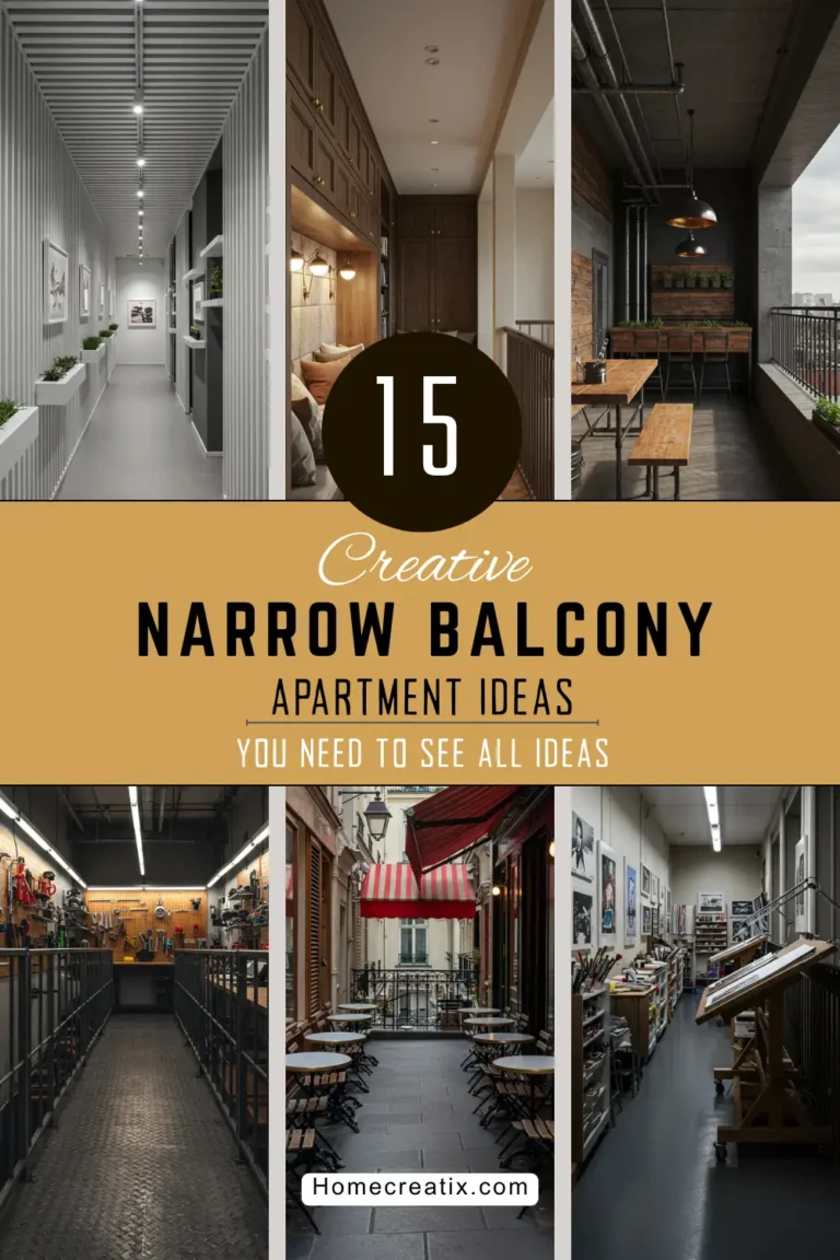 Narrow Balcony Apartment Ideas
