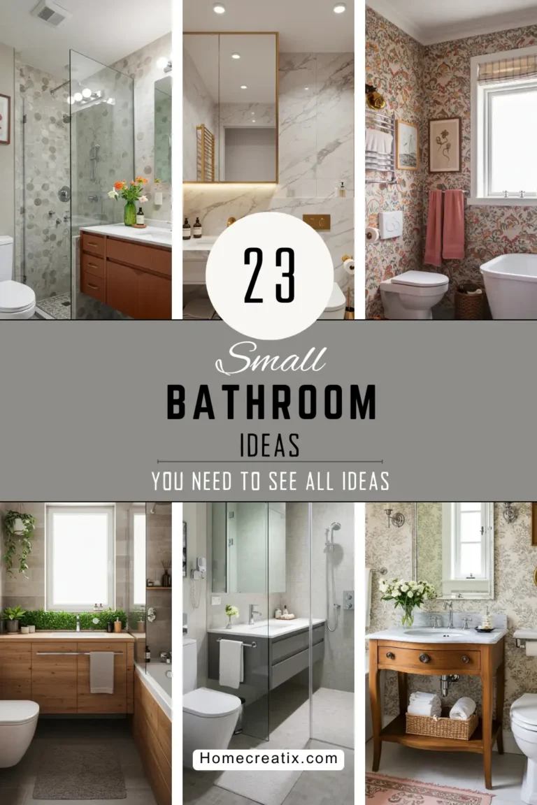 23 Small Bathroom Ideas That Maximize Space and Style
