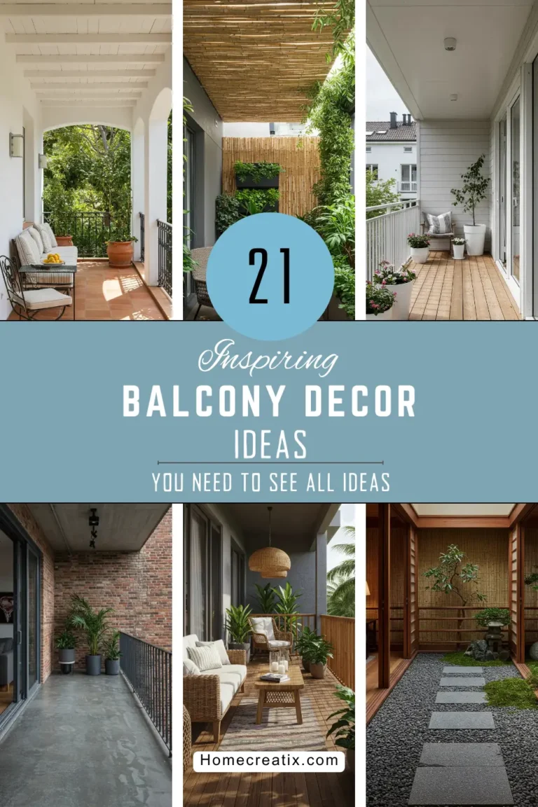 21 Inspiring Balcony Decor Ideas for Every Style