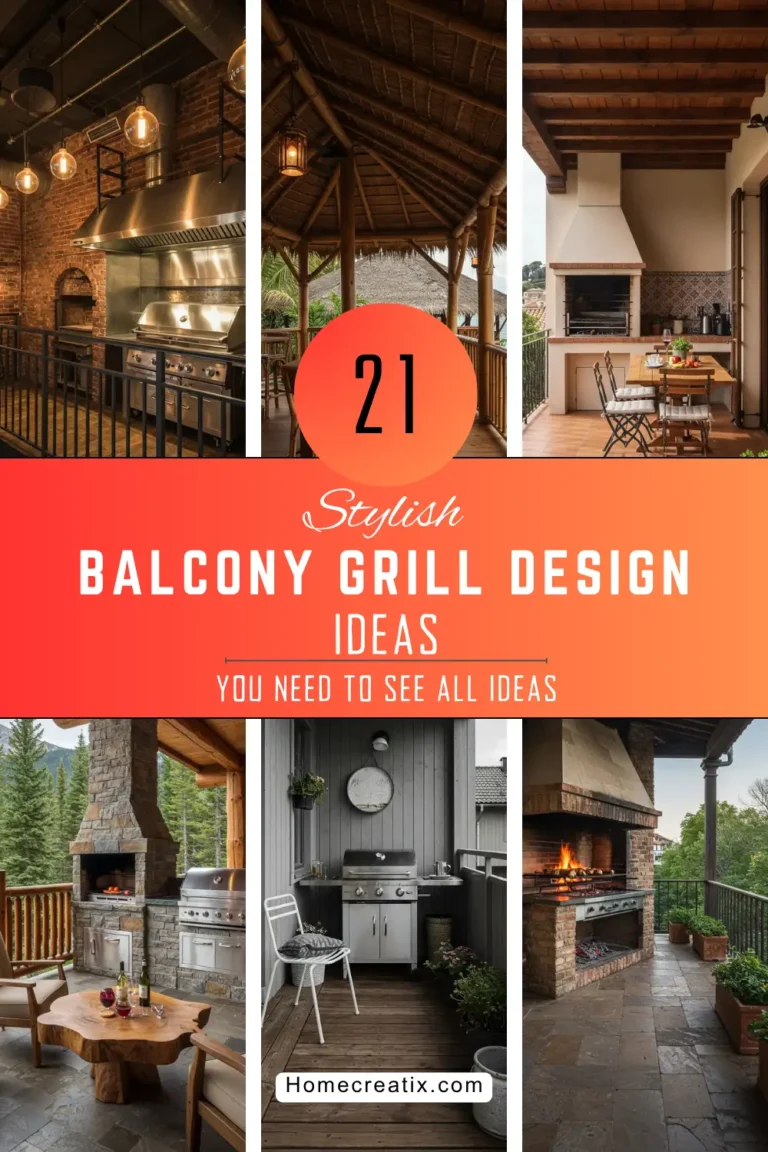 21 Stylish Balcony Grill Design Ideas for Your Space