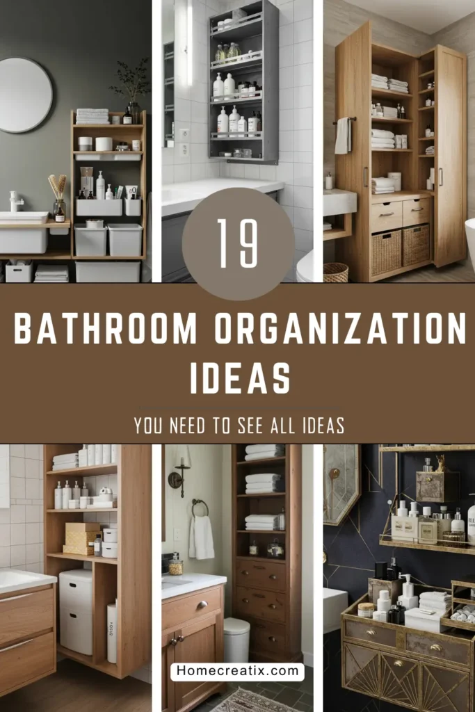 19 Bathroom Organization Ideas That Transform Chaos Into Calm