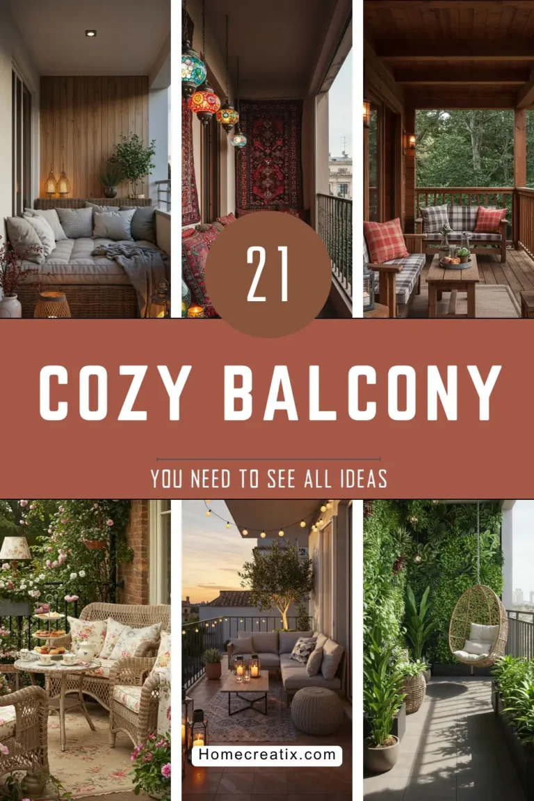 21 Cozy Balcony Makeover That Changed Your Evenings