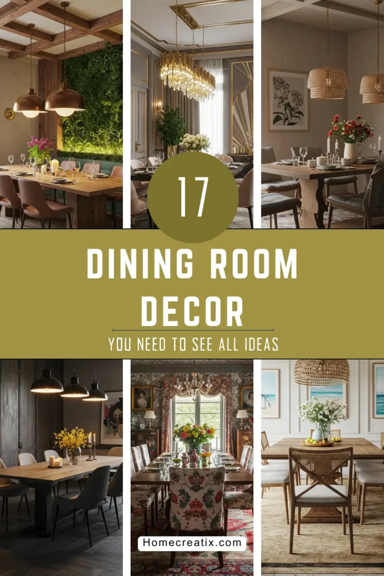 17 Dining Room Decor Ideas That Instantly Impress Guests