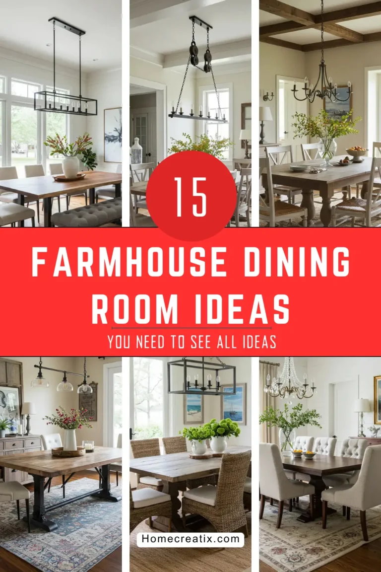 Farmhouse Dining Room: 15 Gorgeous Ideas to Refresh Your Dining Area