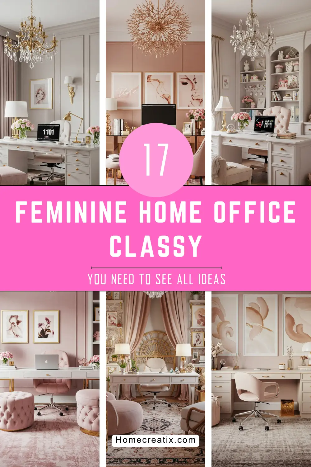 Feminine Home Office Classy