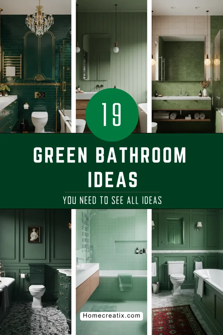 19 Stunning Green Bathroom Ideas That Transform Your Space