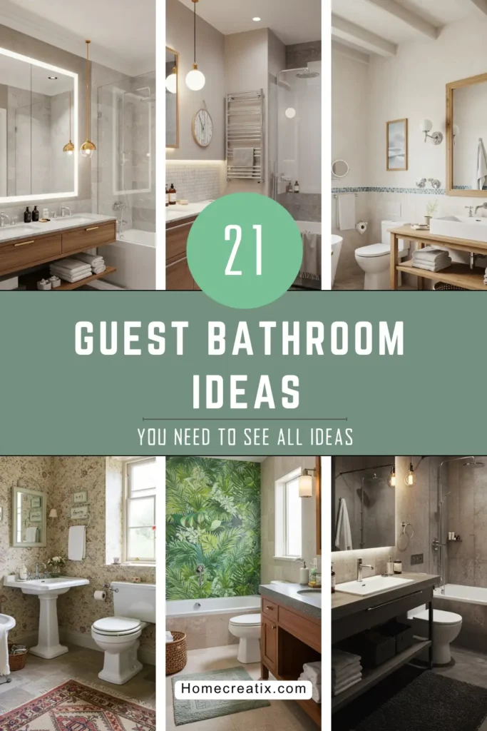21 Guest Bathroom Ideas That Will Impress Every Visitor