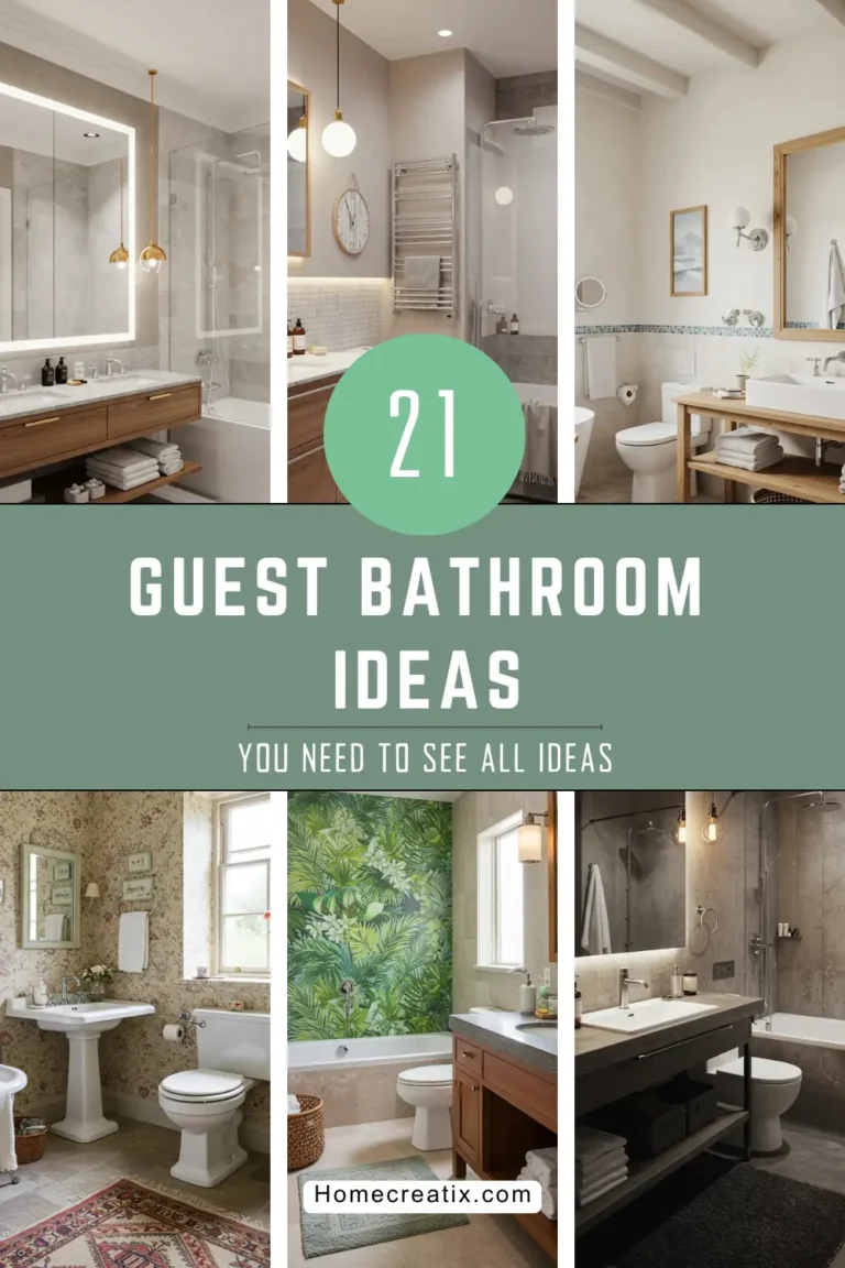 21 Guest Bathroom Ideas That Will Impress Every Visitor