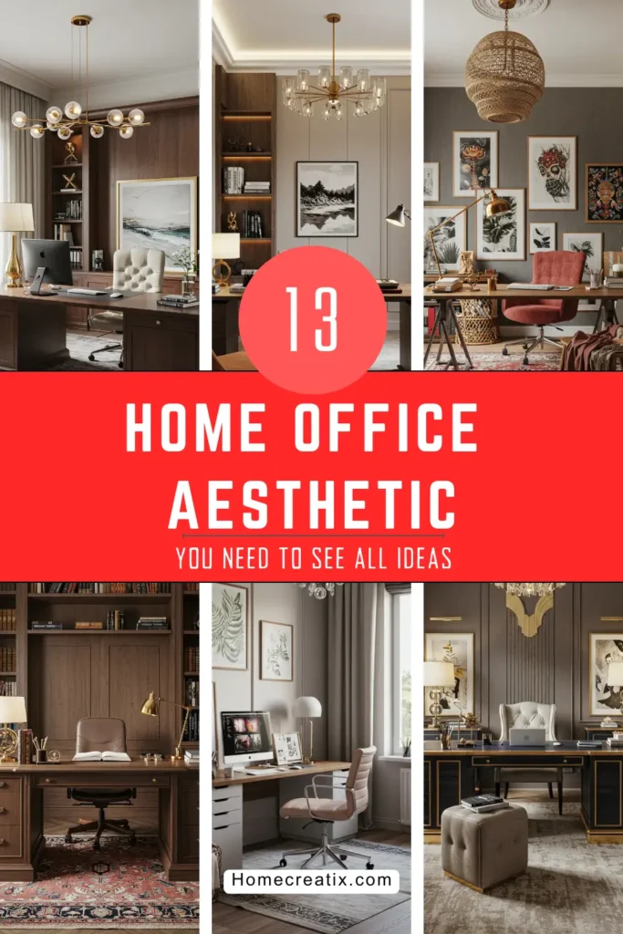 Home Office Aesthetic: 13 Stunning Design Ideas to Transform Your Workspace