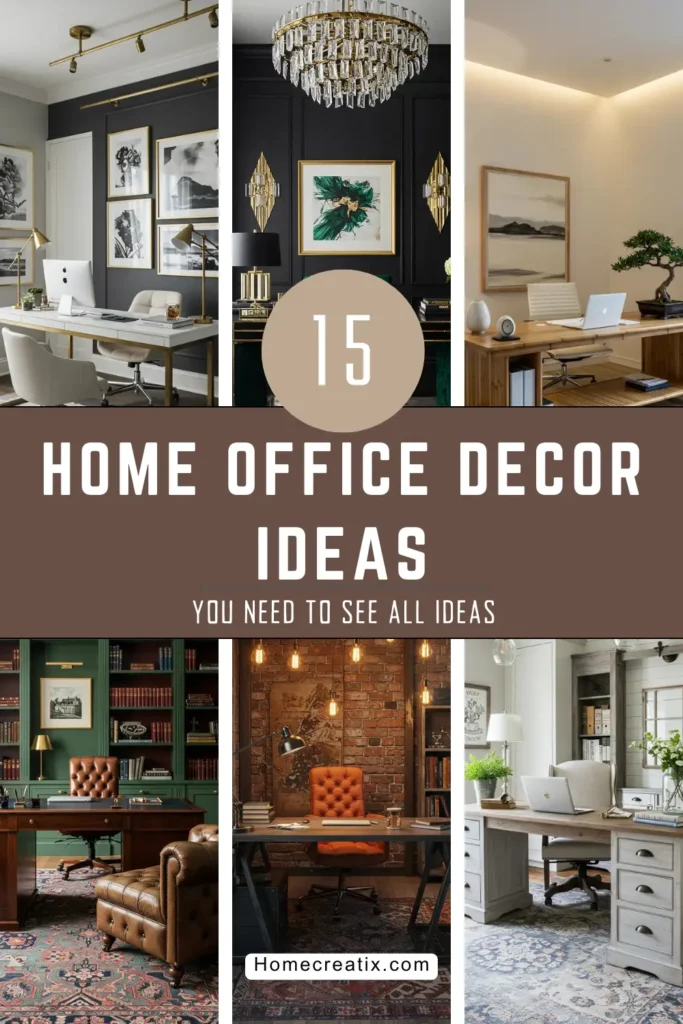 15 Home Office Decor Ideas to Elevate Your Workspace
