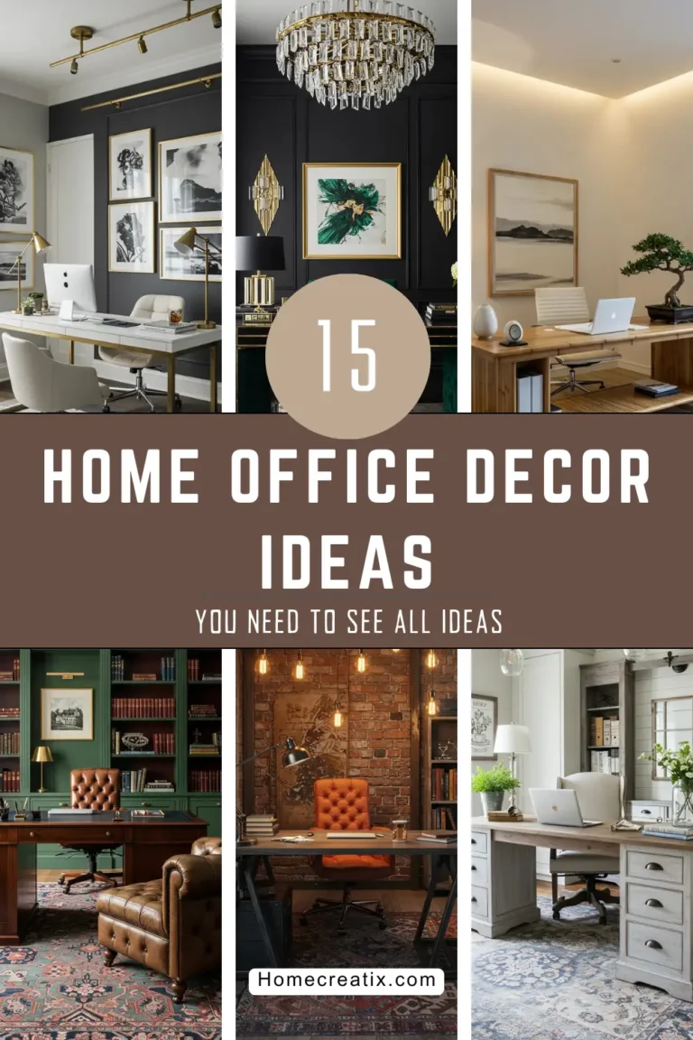 15 Home Office Decor Ideas to Elevate Your Workspace