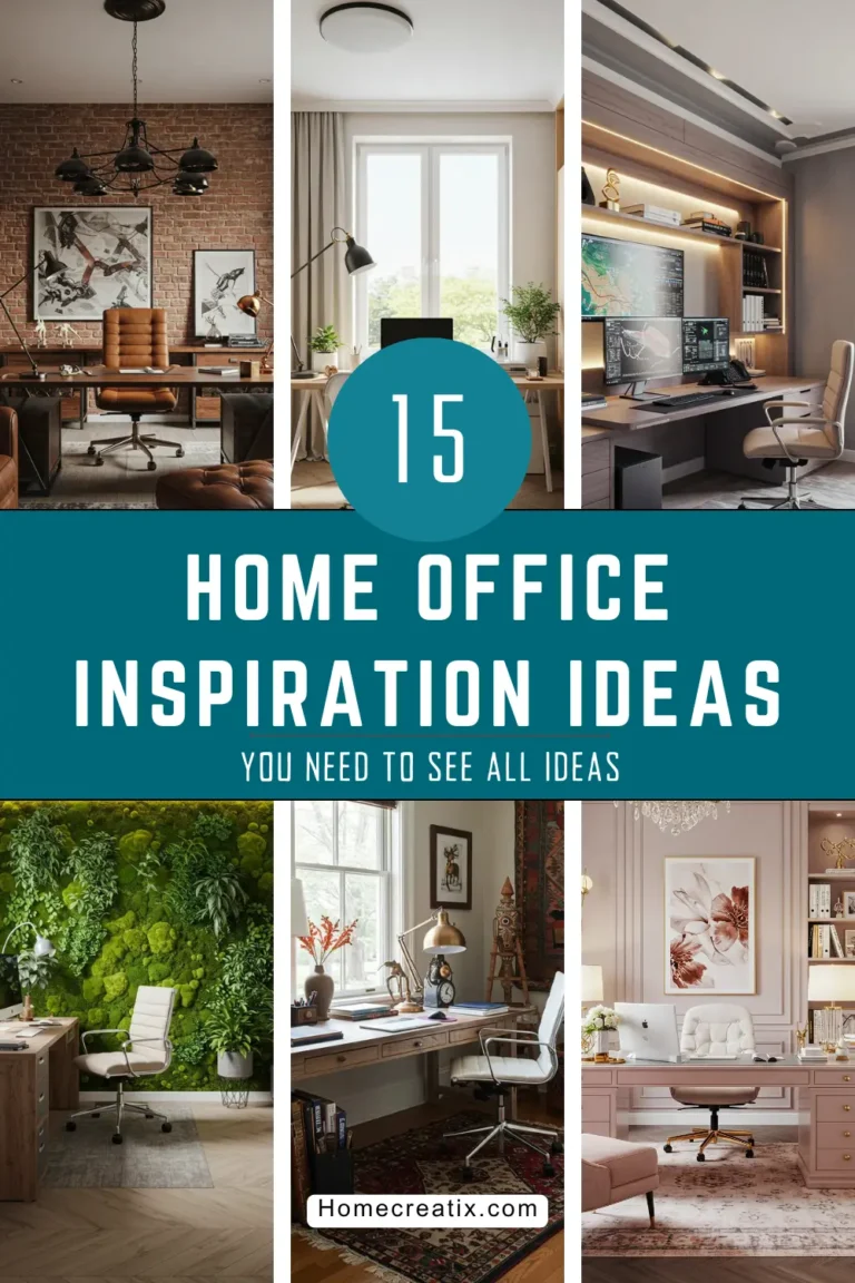 15 Home Office Inspiration Ideas to Transform Your Workspace