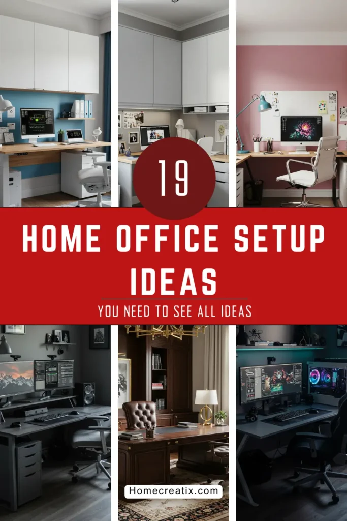 19 Home Office Setup Ideas to Optimize Your Workspace
