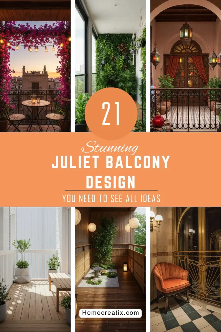 21 Stunning Juliet Balcony Designs That Redefine Small-Space Charm