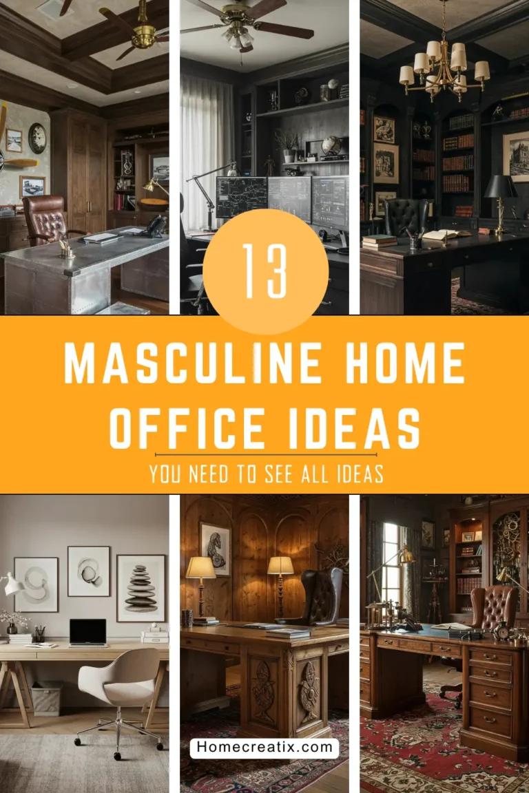Masculine Home Office