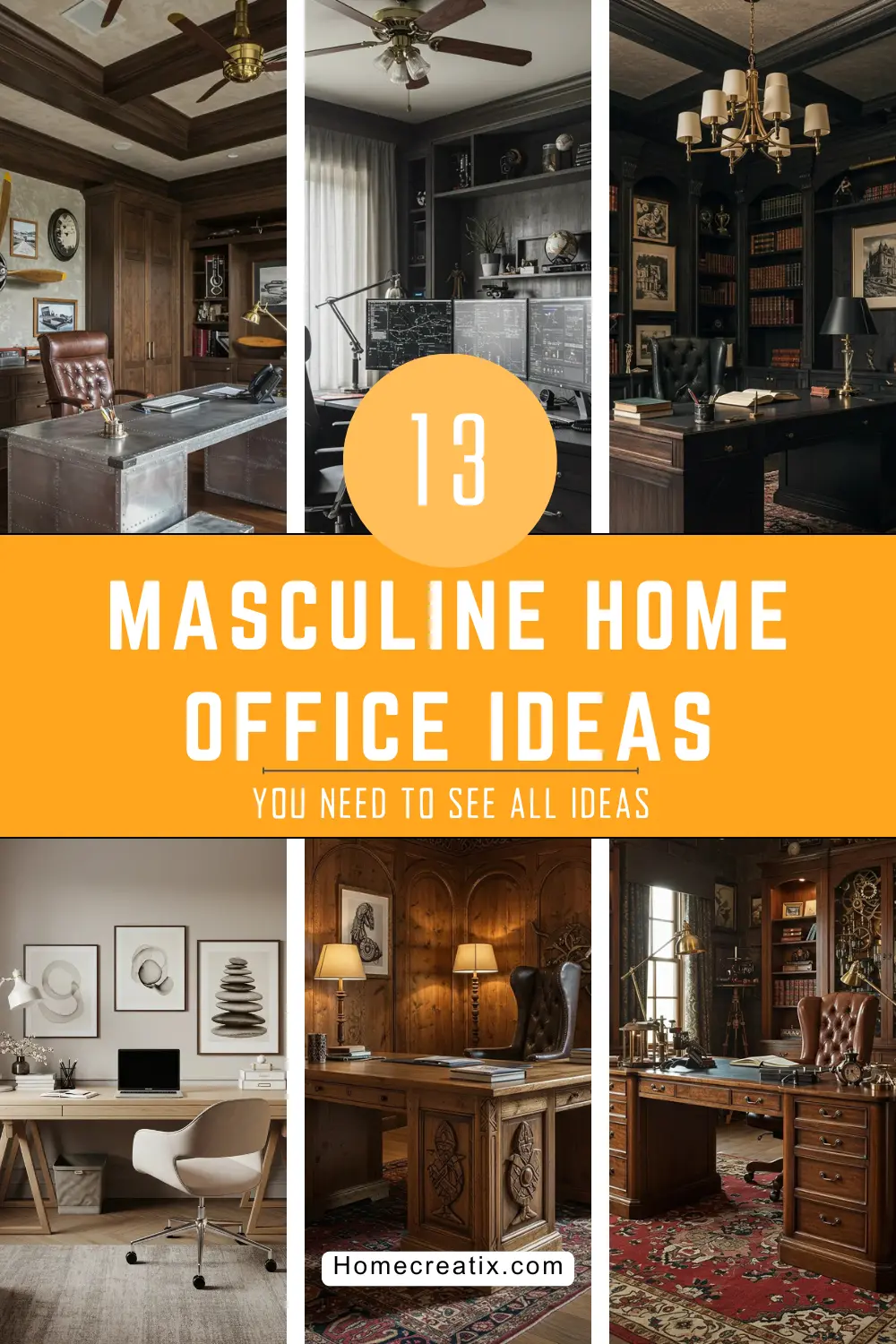 Masculine Home Office
