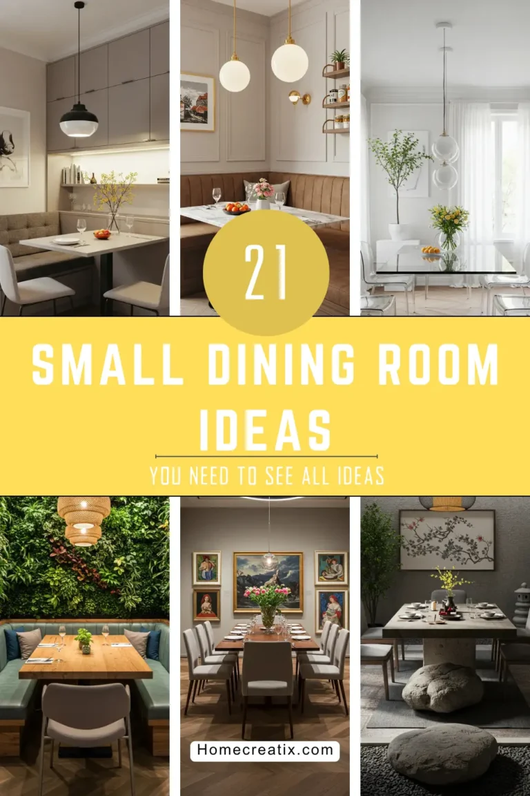 21 Small Dining Room Ideas That Maximize Style and Function