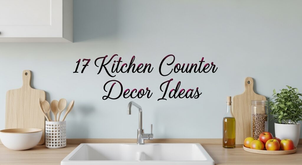17 Stylish Kitchen Counter Decor Ideas for Beautiful Spaces