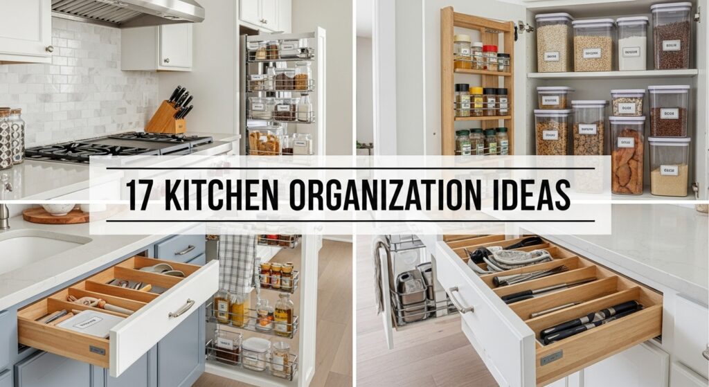 17 Innovative Kitchen Organization Ideas for Modern Homes