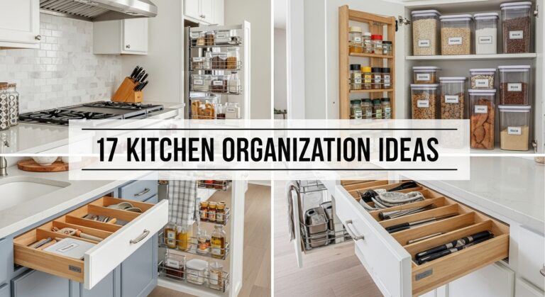 17 Innovative Kitchen Organization Ideas for Modern Homes