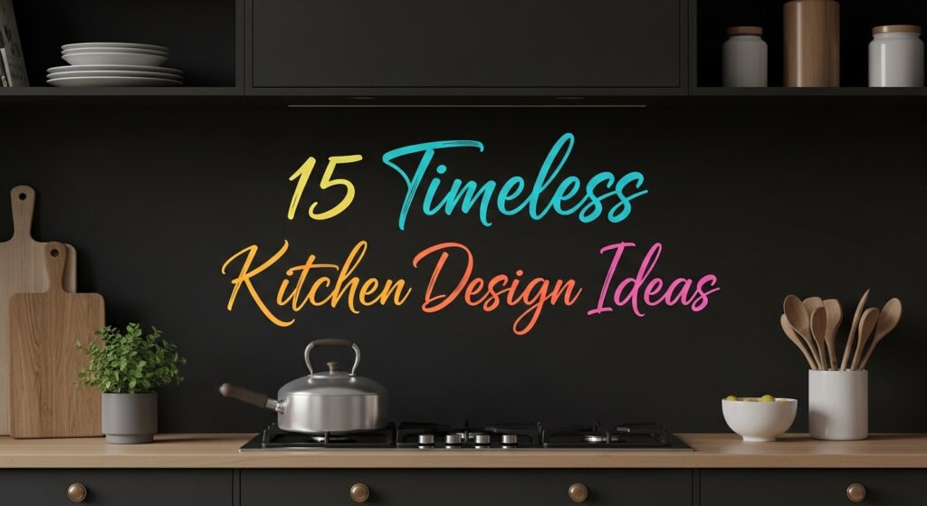 15 Timeless Kitchen Design Ideas That Never Go Out of Style