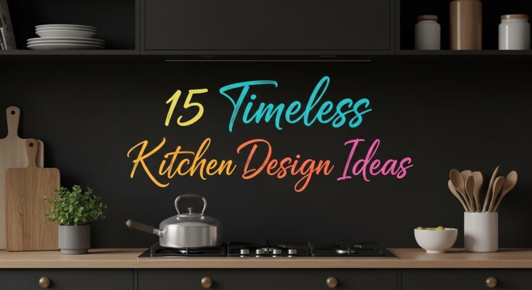 15 Timeless Kitchen Design Ideas That Never Go Out of Style