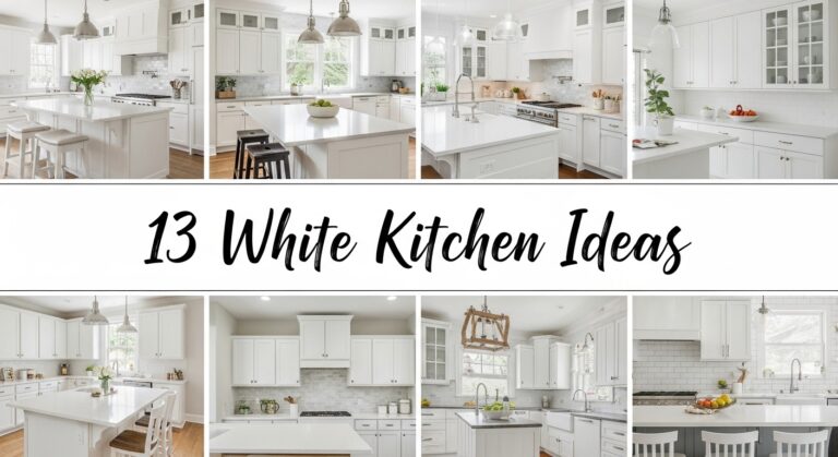 13 Stunning White Kitchen Design Ideas for Modern Homes