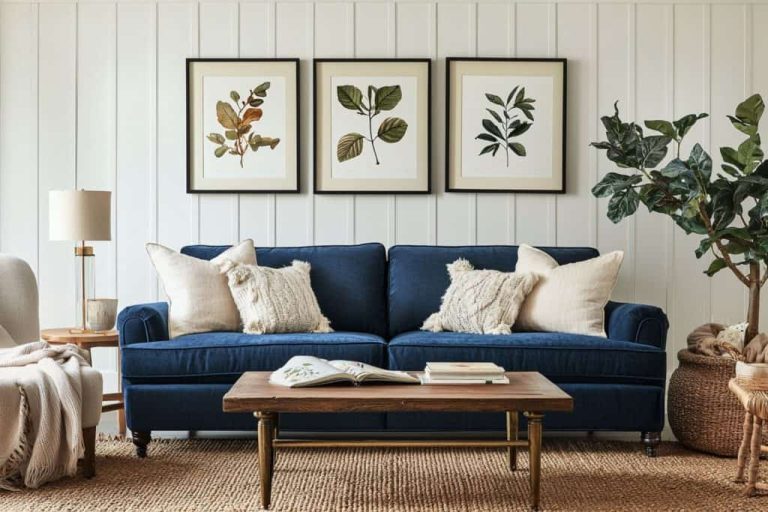 35+ Stunning Living Rooms with Blue Couches You’ll Love