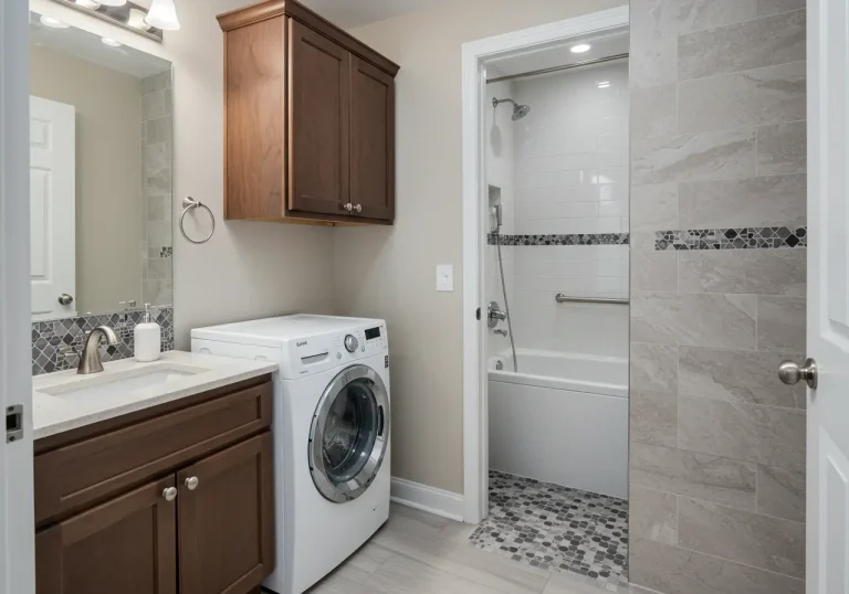 Floor Plan Ideas for Small Baths with Laundry: 4 Stylish Layout Ideas