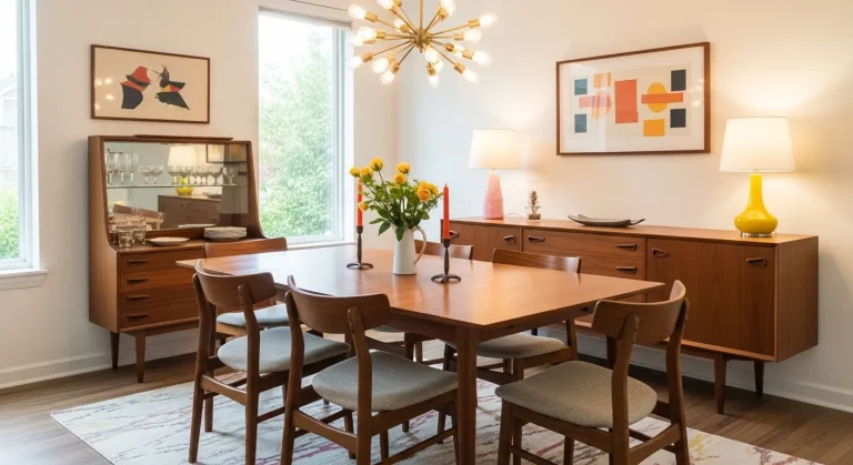 Mid-Century Modern Dining Room Ideas: 21+ Elegant Touches to Revamp Your Dining Space