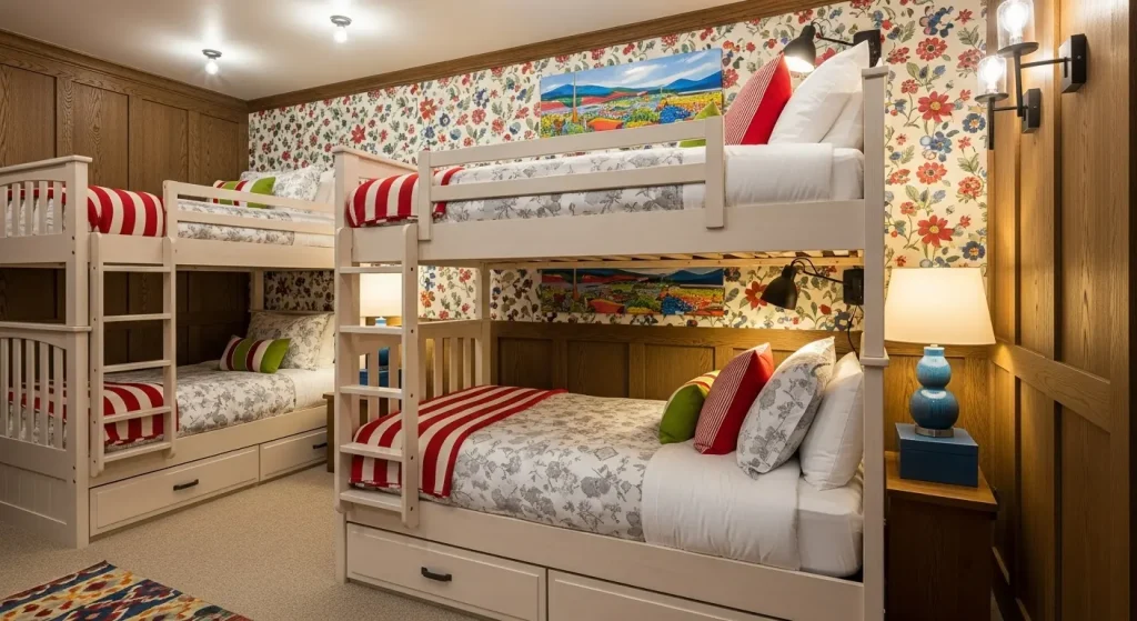 Quad Bunk Beds Ideas for Your Home: 15 Clever Designs for Small Rooms