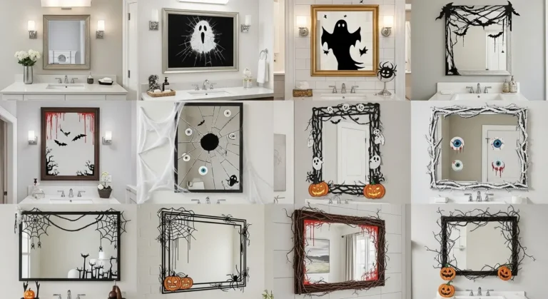 15 Halloween Bathroom Mirrors to Elevate Your Spooky Style
