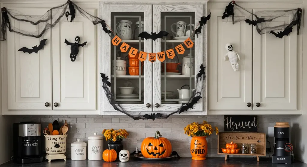 17 Halloween Kitchen Cabinet Decor: Spooky Ideas for a Festive Kitchen