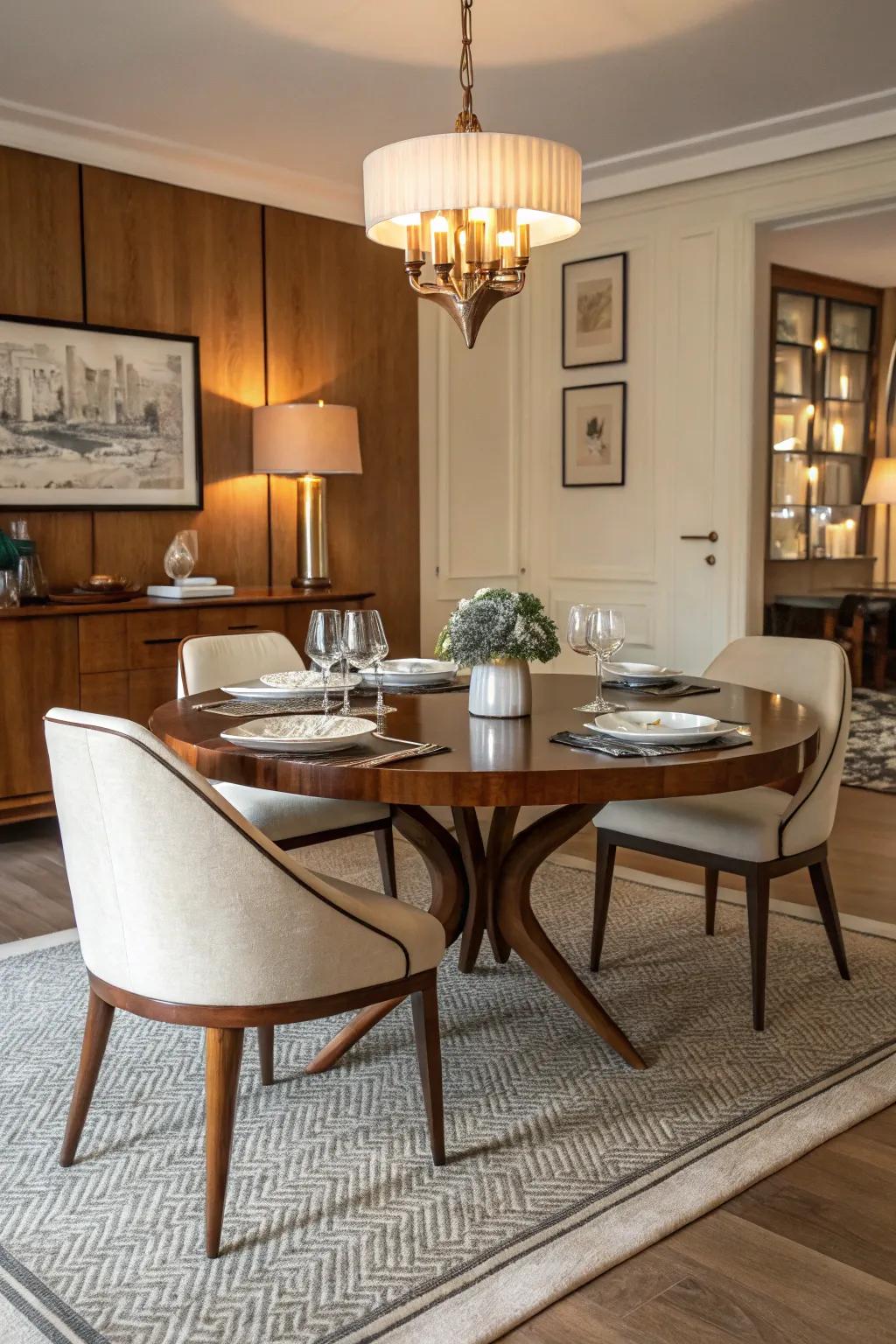 Iconic mid-century furniture with sleek lines and classic design.