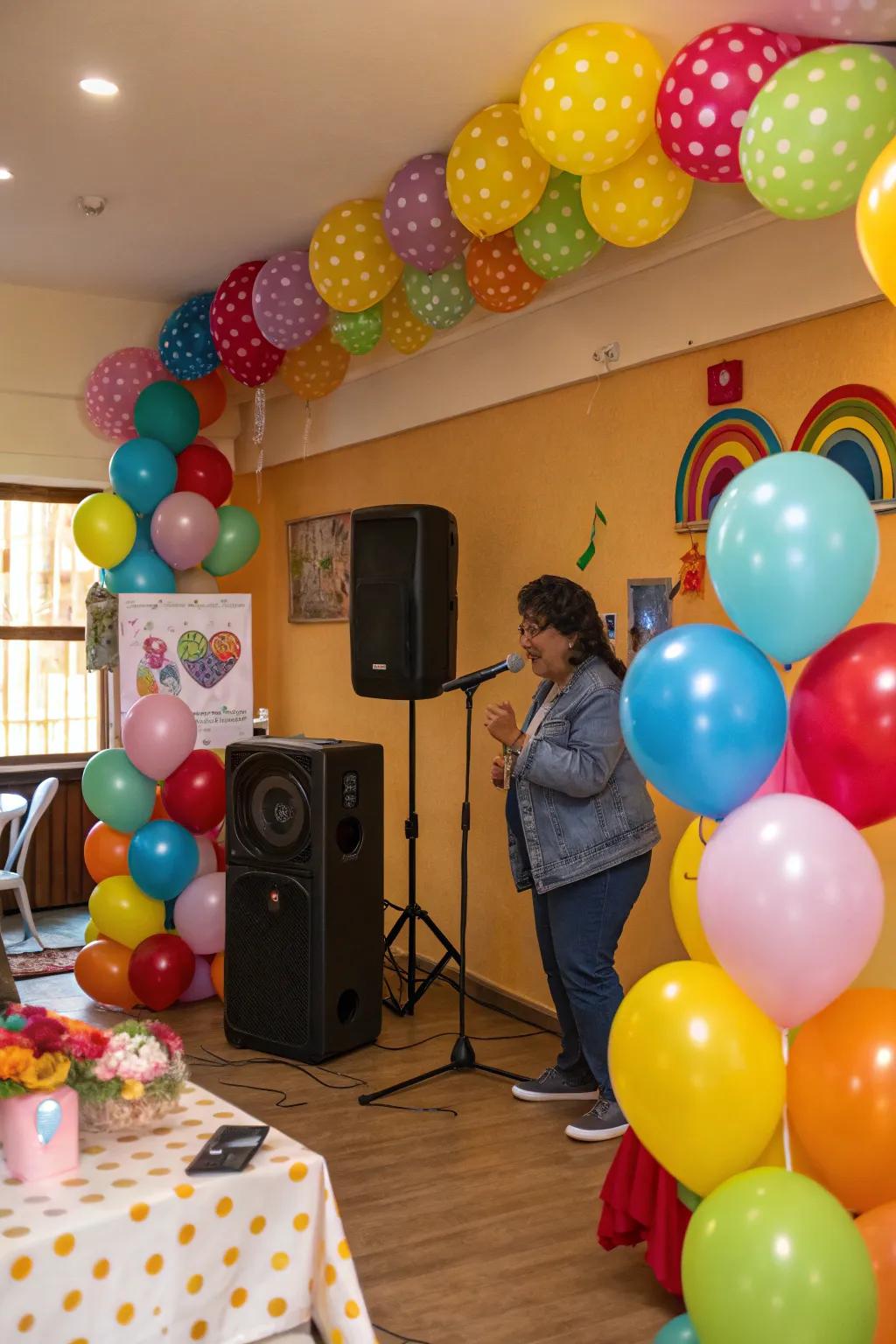 A custom playlist to kickstart her birthday.