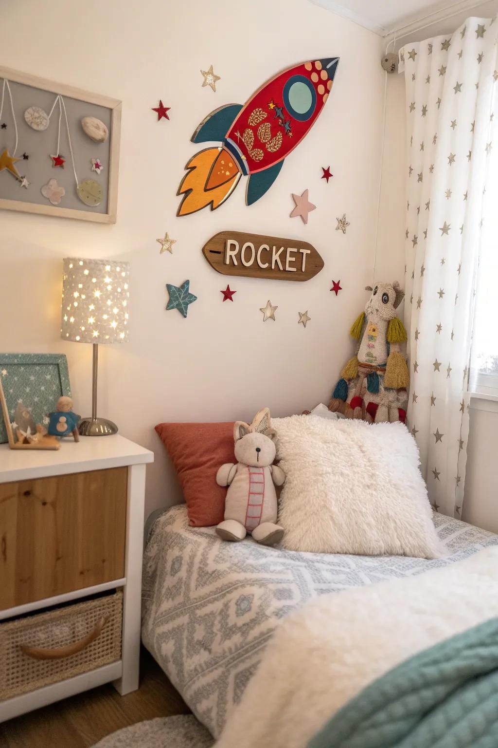Make it special with personalized space accessories.