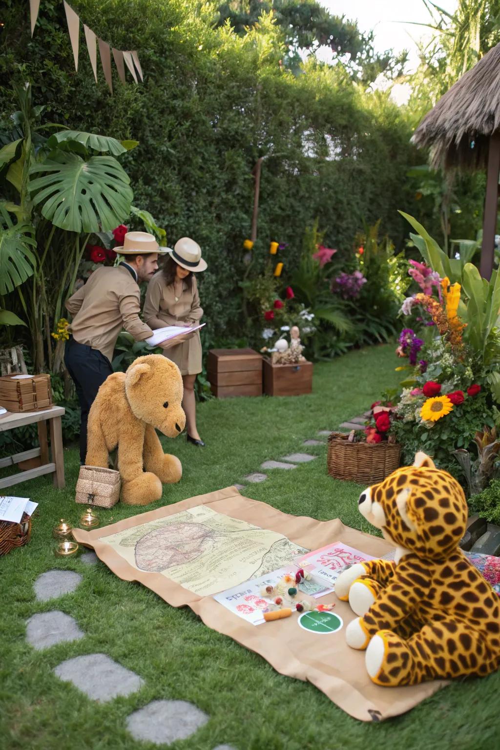 A thrilling jungle safari adventure for kids.