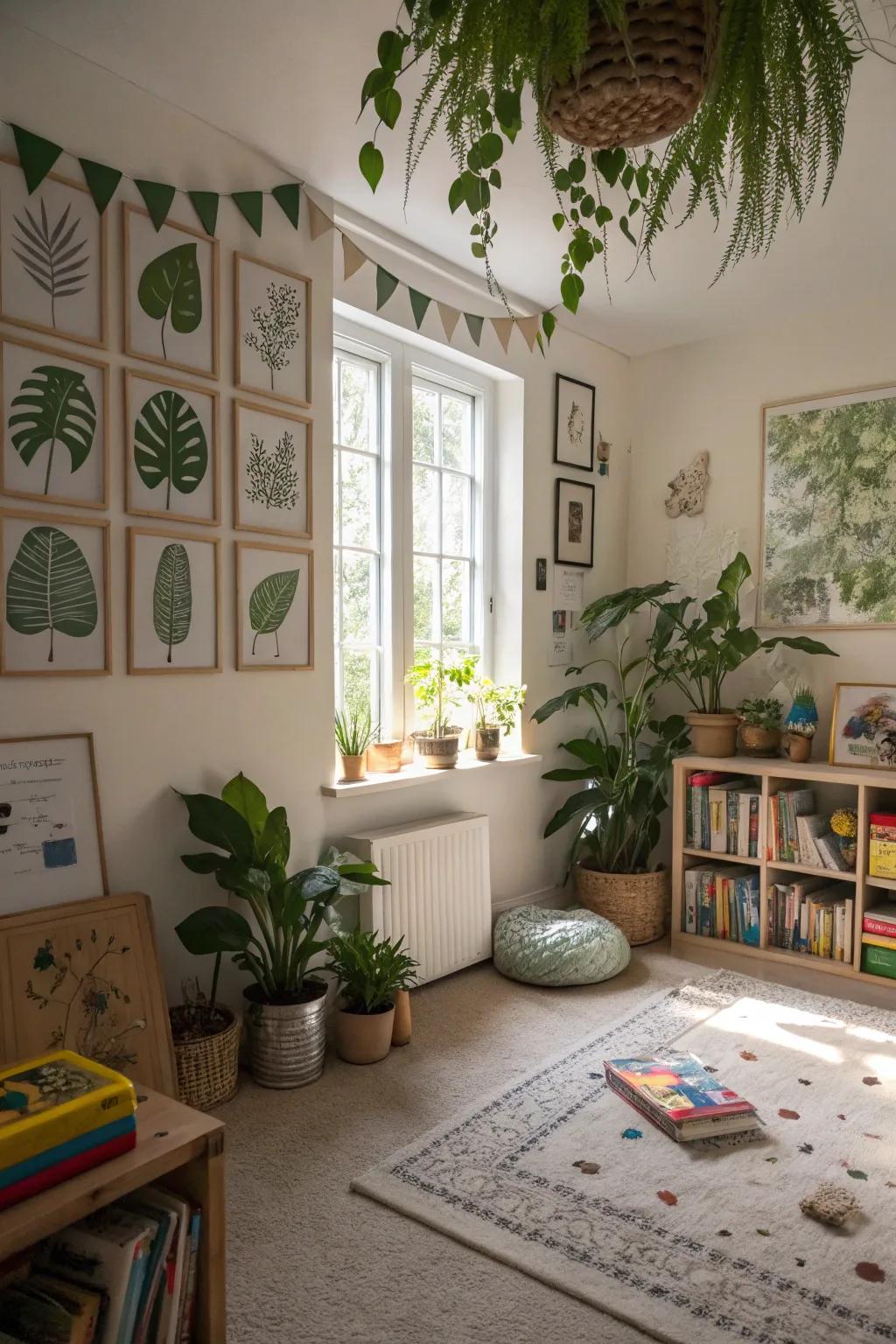 Nature-inspired elements bring tranquility indoors.